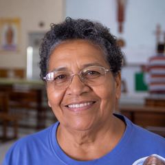 Foto de Maria de Lourdes R., apoiadora da campanha